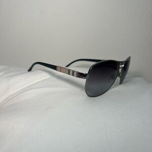COPY - BURBERRY B 3080 1003/8G Gunmetal Polished Black/Gradient Grey 59-14 Pola…